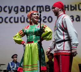 10 декабря в ККЗ «Октябрь» состоялся концерт Государственного ансамбля Российского казачества «Казачий курень»