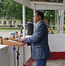 Дмитрий Орлов принял участие в торжественной церемонии в воинской части